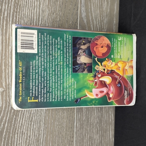Walt Disney Master peice The lion king VHS great condition - Picture 5 of 5